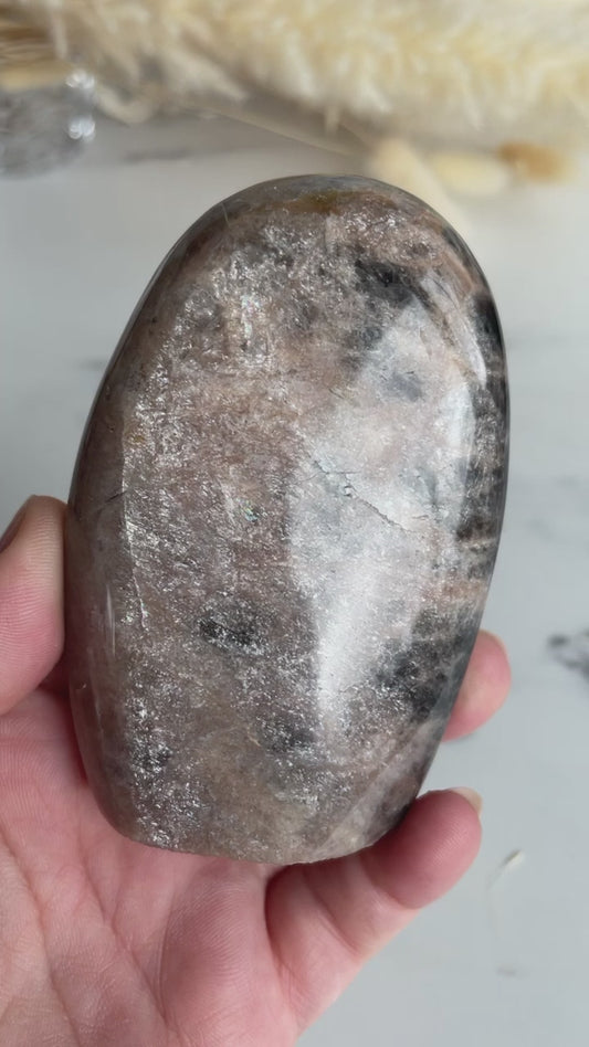 BLACK MOONSTONE FREIFORM