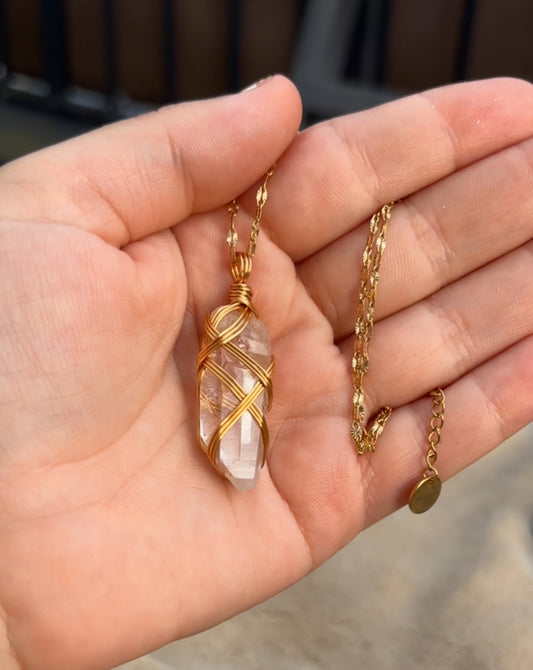 LEMURIA QUARTZ KETTE