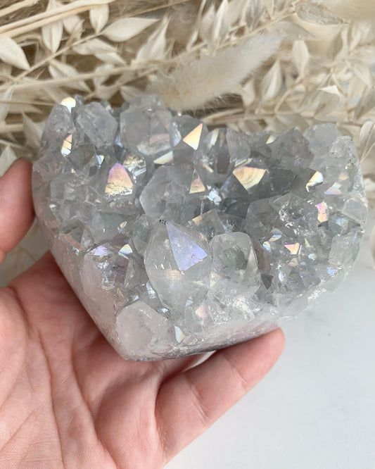 XL ANGEL AURA AMETHYST HERZ