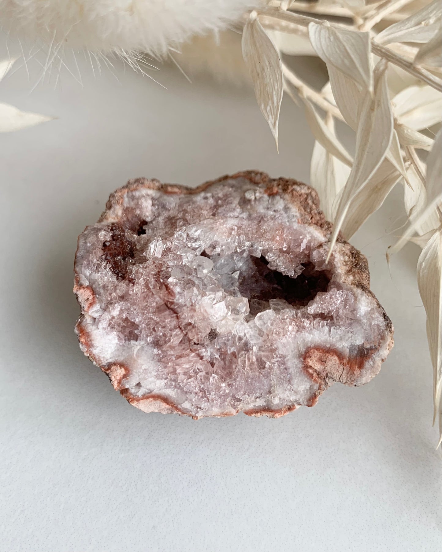 PINK AMETHYST GEODE